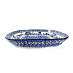 159 Bunzlau Rechthoekige schaal 2273X 159 Schotel rechthoek 22,5x19cm